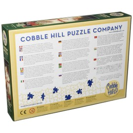 Cobblehill 80046 1000 pc Santa Painting Cars Puzzle, Various