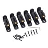 Electric Guitar Split Bridge Saddle Roller Ball String Plate Metal