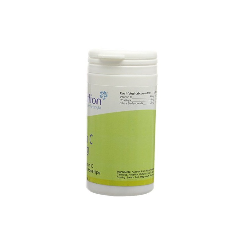 Bio Nutrition Vitamin C 500mg - Antioxidant Vitamin C with