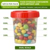 Cozary 16 Pezzi Contenitori Ermetici per Alimenti Piccoli con Graduazione,