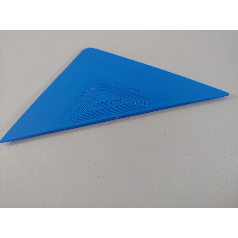 Window Tint Tool Lot of 2 Blue Tri-Edge Window Film