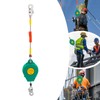 49ft Self-Retracting Lifeline 15m Safety Fall Arrester Heavy Duty Retractable