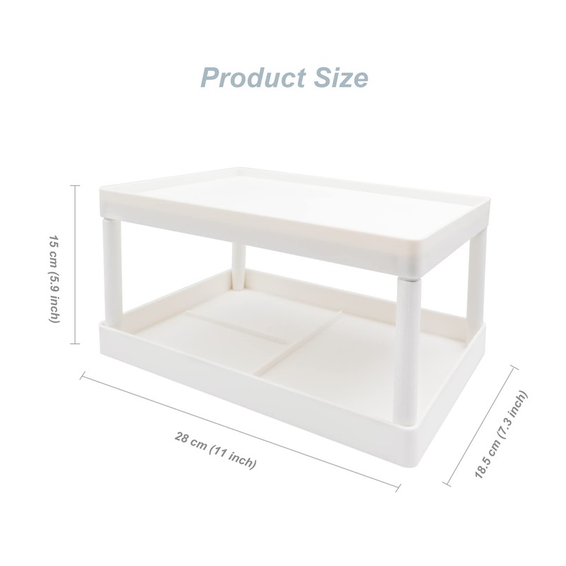 souG Desktop Storage Rack Organizer for Kitchen Bathroom Office Dorm