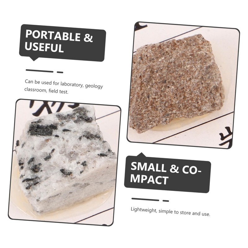 Hohopeti 12-Piece Mineral Rock Specimen Kit for Collection Geology Classroom