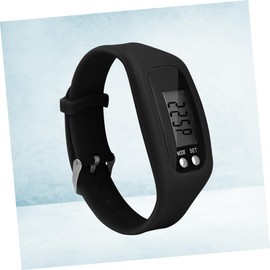 Kisangel Led Step Counter Pedometer Watch Multi-Function Fitness Tracker for Women Men Calorie Monitor Sports Watch Time Display Casual Wristband