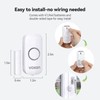 VOXON wireless Door and Window Alarm Sensor 2 Pack 2