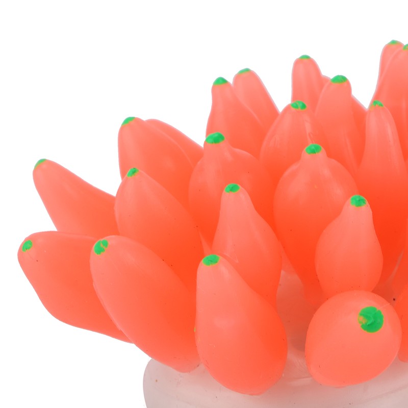 Aquarium Artificial Silicone Decoration Fish Tank Simulation Silicone Coral OrnamentRed