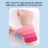 Namolit Sports Wristbands Nylon Sweatband Breathable Wrist Sweat Bands for
