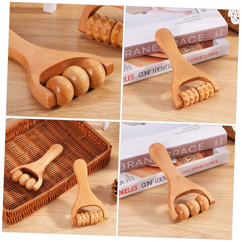 2pcs Massage Hand Roller Foot Massager Neck Neck Massager Roller