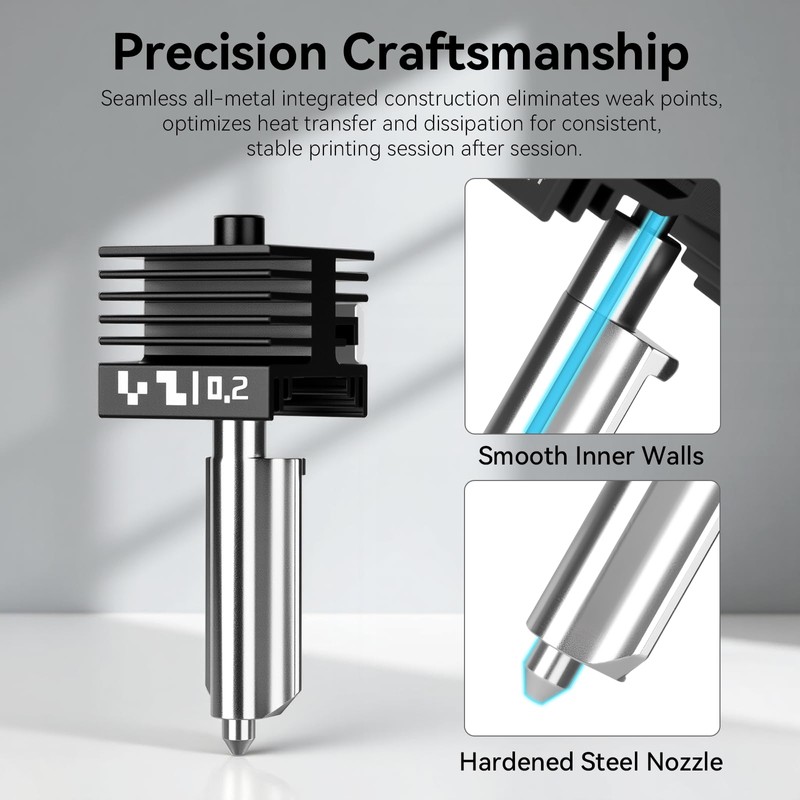 [UniTak3D] Bambu Lab P2S Dedicated 0.008 inch (0.2 mm) Nozzle