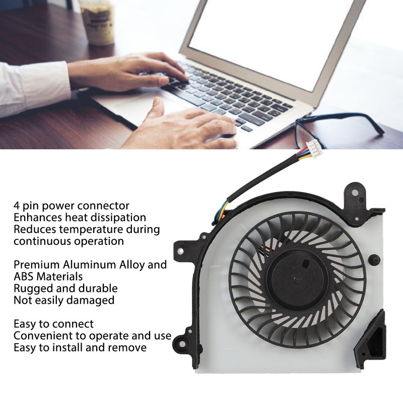 Laptop Internal Cooling Fan Replacement Notebook Internal Cooler for MSI