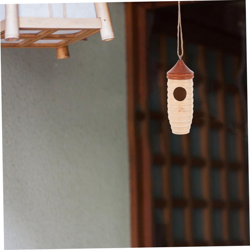 SUPVOX Bird Nesting Cave Hummingbird House Outdoor Garden Decor Bird
