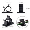 Viaky 30 Pcs Black Cable Wire Clips Adjustable Nylon Wire