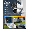 Dygoophy® 4 K Dual Lens Security Camera Outdoor, Surveillance Camera,
