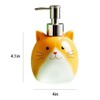 RockTrend Orange Cat Ceramic Soap Bottle Lotion Bottle Soap Dispenser