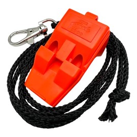 ACME Tornado T2000 Emergency and Signal Whistle with Whistle Band (DG Orange/Bright Orange)