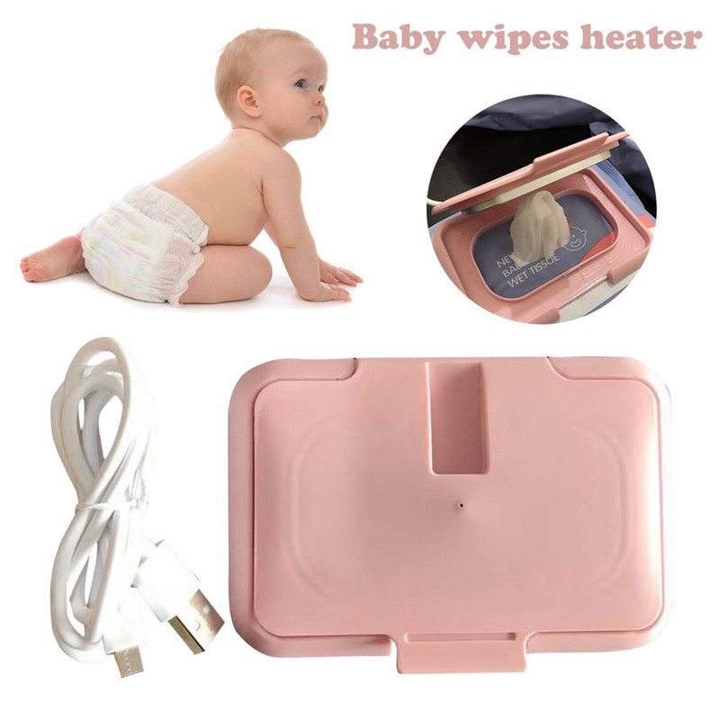 Baby Wipes Heater Baby Wet Wipes Warmer Portable USB Powered