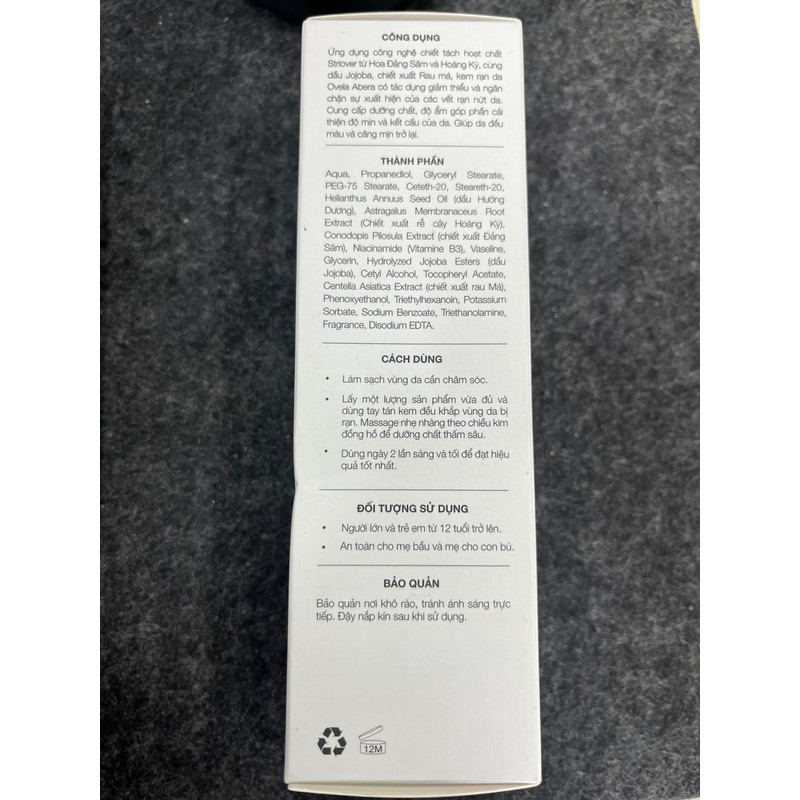 Abera Stretch Mark Cream, Moisturizing Belly Lotion with Natural Oils