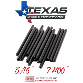 Texas Speed GM LS 5/16" Hardened 7.400" Pushrods LS1 LS3 4.8L 5.3L 5.7L 6.0L 6.2