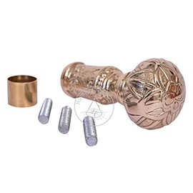 Humaira Nautical of Bat Masterson Brass Knob Solid Brass Handle Walking Stick