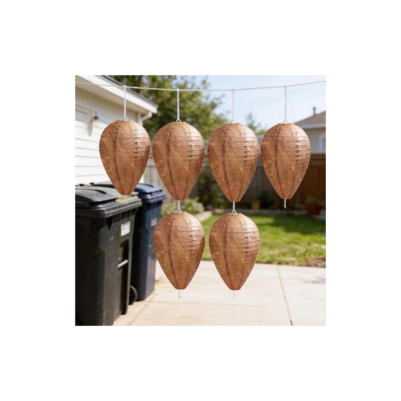 Wasp Trap 4-Pack-Attract & Trap Wasps, Hornets, Yellow Jackets; Protect