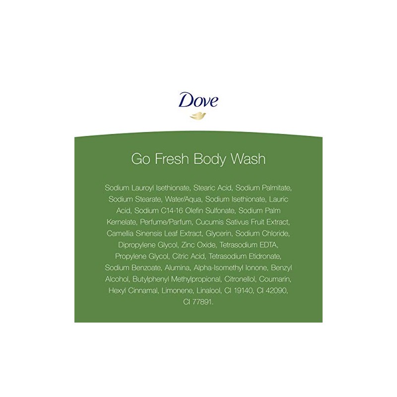 Go Fresh Cool Moisture Body Wash with Nutrium Moisture Cucumber&Green