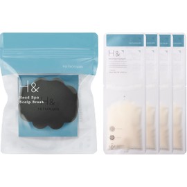 H& (Ash & ) Scalp Massage, Scalp Brush & Head Spa Treatment, Set of 4 (Scalp Care, Bath Care, Gift)