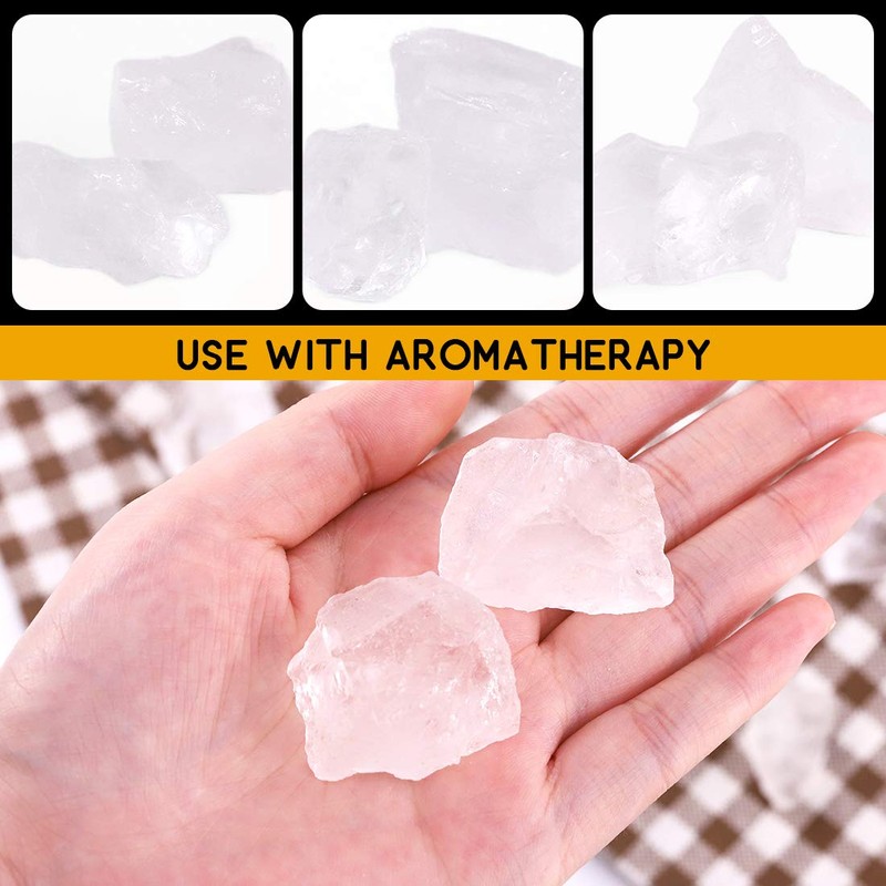 Rustark 1 lb Clear Quartz Stone 1'' Large A Grade