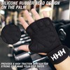 HHH Gym Gloves Weight Lifting Gym Gel padded Gloves strap
