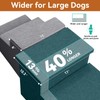 Zerbuger Dog Stairs with Storage 18" H, 3-Step Wider Dog