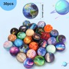 Pllieay Galaxy Bouncy Balls, 32 mm Space Bouncy Balls Bulk,