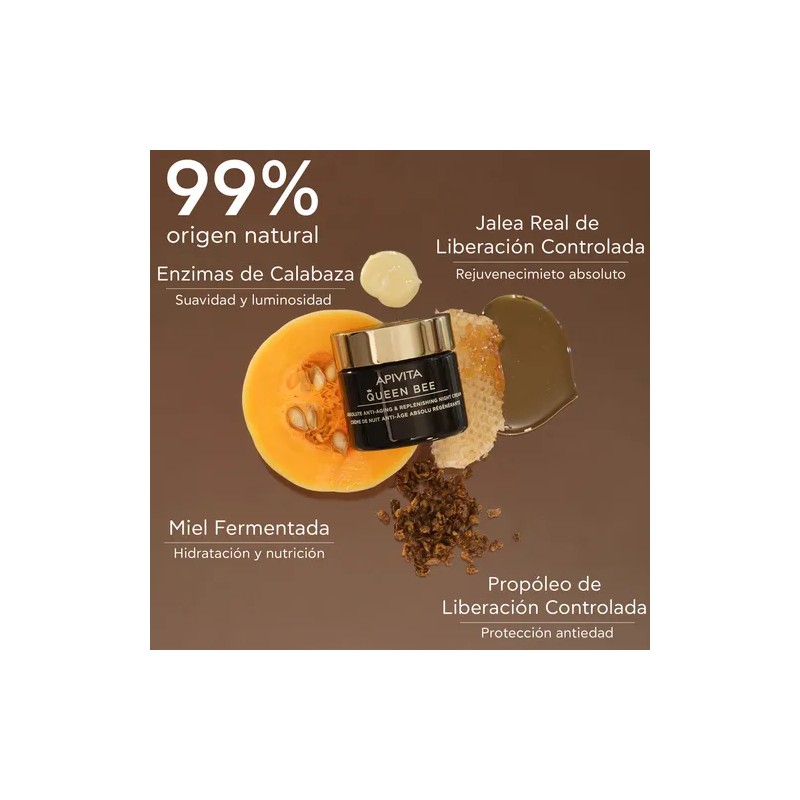 Apivita Queen Bee Crema de noche regeneradora antiedad 50ml