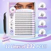 Self Adhesive Eyelashes Clusters No Glue Needed Lash Clusters 10-16mm