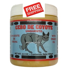 Locale Cebo de coyote unguento with snake oil for sore muscles con aceite de vibora