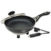 RoadPro 12V Power Supply Portable, Travel Frying Pan with Non-Stick