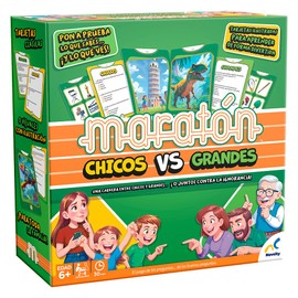 Juego DE Mesa MARATON Chicos VS Grandes Caja Carton                                                                                                   