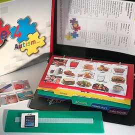 English Communication Picture Book for Language Vocabulary Speech Learning Symbol Visual Cards -Great tool for Autism, ADHD, Language and Speech Delayed Unabridged - Style: Real Photo, Material: Laminate