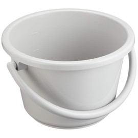 Risu Bucket Belk Wide Mouth Round Light Gray 4L 4WB