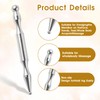 YBEATY Acupuncture Pen Dual Head Manual Massage Tools Stainless Steel