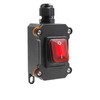 Inline Cord Switch IP67 Waterproof with DC 12V-24V Red LED