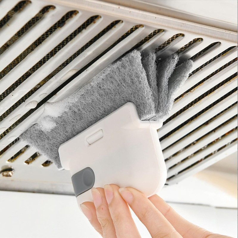 3-Piece 2-in-1 Groove Cleaning Brush Window Track Cleaning Tool with