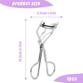 Eyelash Curler Lash Curler Eyelash Curlers,Easy and Simple Operation, Lash Curler Let Your Eyelashes Curl, Firm Styling and Make You More Beautiful(Silver)