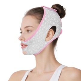 Reusable Adjustable Double Chin Reducer Strap V Line Lifting Mask for Women Face Slimming Strap Face Slimmer Shaper for Women