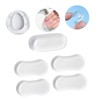 OSALADI 5pcs Transparent Toilet Seat Bumpers and Door Bumpers Pads