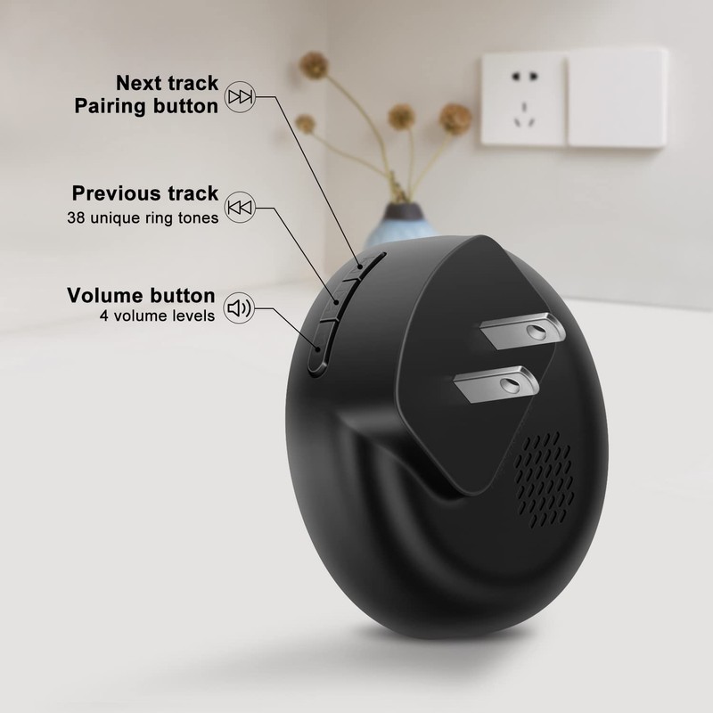 Comsmart Smart Wireless Dog Door Bell, Doggie Doorbell for Pet