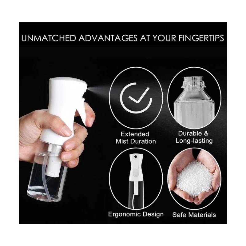 Elegeet Continuous Spray Bottle(6.8oz/2