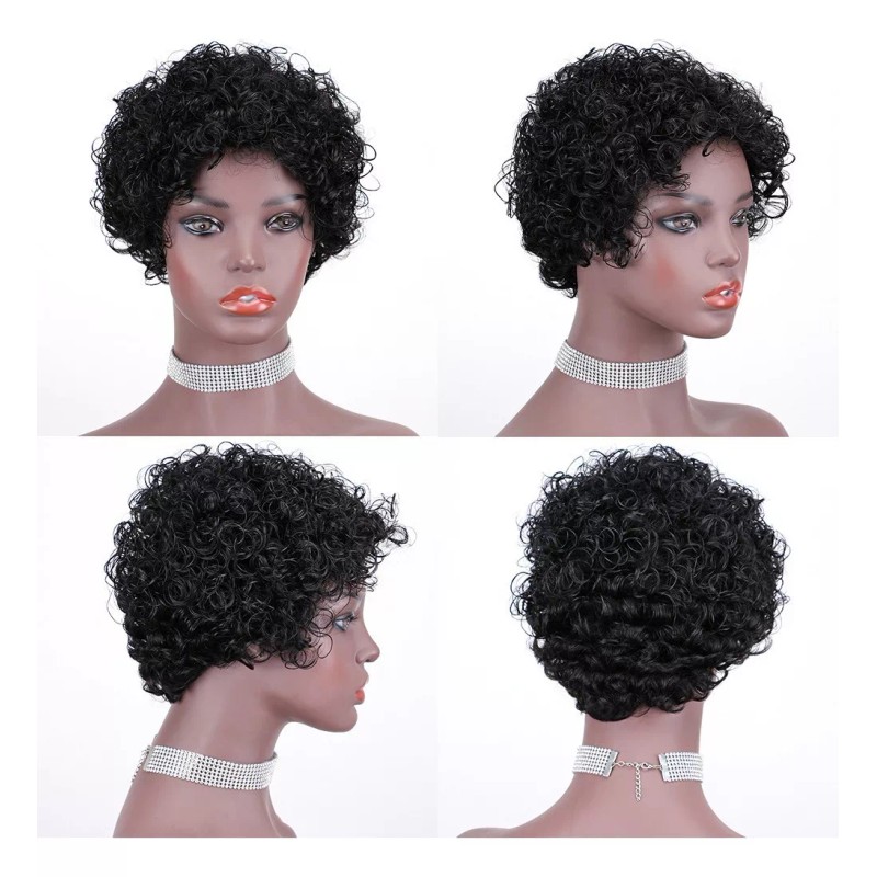 generic Pelucas De Duendecillo De Peluca Rizada Grande De Cabello