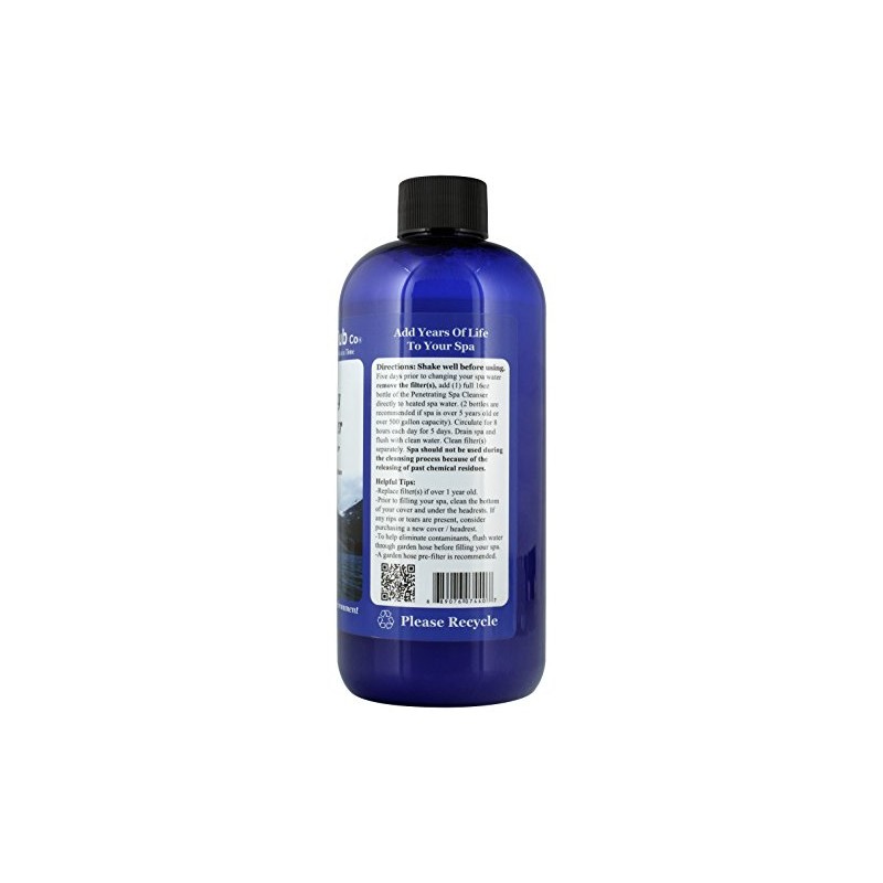 The Natural Hot Tub Company penetrating spa cleanser treatment
