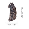 Novelty Cheetah Hair Clip,Acetate Hair Clip,Big Claw Clip for Women,Funny