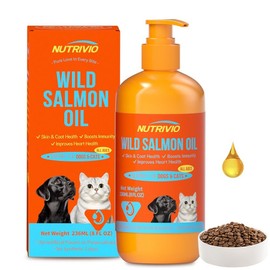 Nutrivio Dog Nutrition Alaska Natural Comprehensive Large Capacity Salmon Oil Nutrition for Senior Dogs and Small Dogs, 1 Piece, Omega 3, 236ml / Nutrivio 강아지 영양제 알래스카 내추럴 노견 소형견 종합 대용량 연어오일 영양제, 1개, 오메가3, 236ml